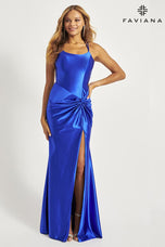 Faviana  Knot Detail Prom Dress 11024