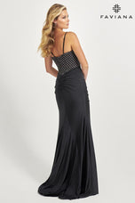 Faviana Rhinestone Bodice Prom Dress 11073