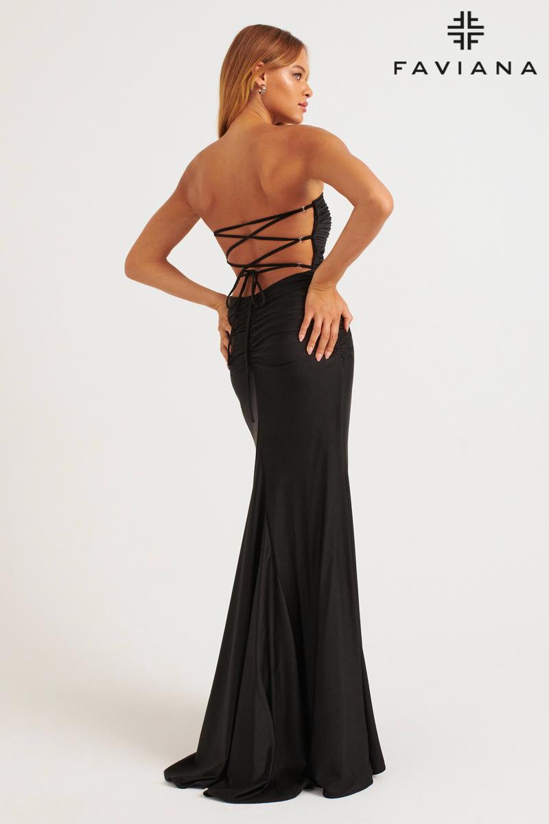 Faviana Strapless Lace-up Back Prom Dress 11266