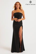 Faviana Strapless Lace-up Back Prom Dress 11266