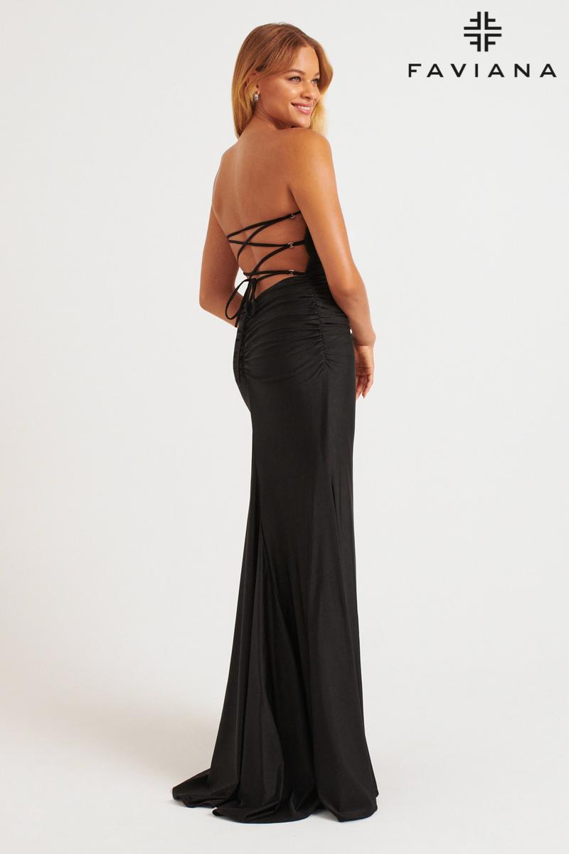 Faviana Strapless Lace-up Back Prom Dress 11266