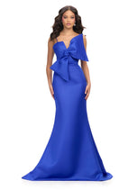 ASHLEYlauren Bow Detail Prom Dress 11702