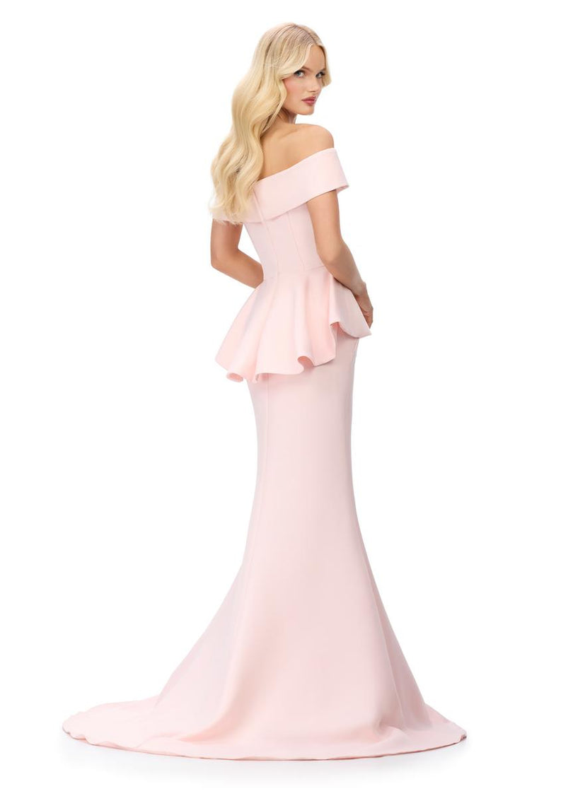 ASHLEYlauren Off Shoulder Evening Dress 11710