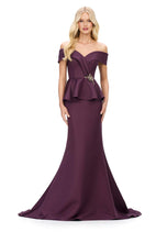 ASHLEYlauren Off Shoulder Evening Dress 11710