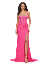 ASHLEYHlauren Bustier Corset Prom Dress 11711