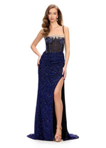 ASHLEYHlauren Bustier Corset Prom Dress 11711