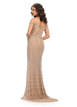 ASHLEYlauren Beaded Crystal Prom Dress 11765