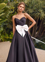 ASHLEYlauren Mikado Bow Prom Dress 11770