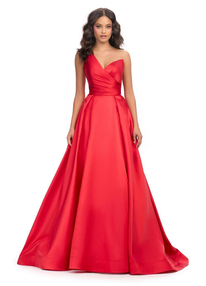 ASHLEYlauren Mikado Ball Gown Dress 11772