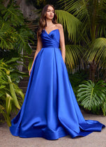 ASHLEYlauren Mikado Ball Gown Dress 11772