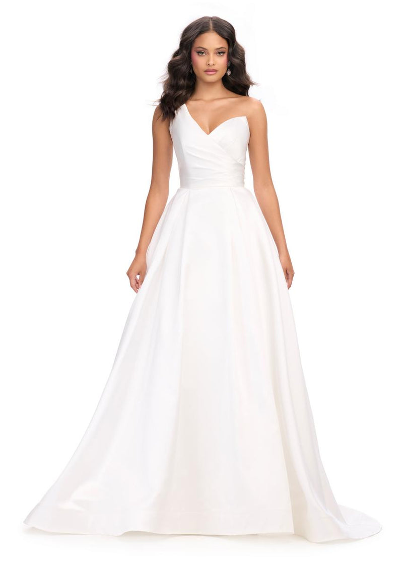 ASHLEYlauren Mikado Ball Gown Dress 11772