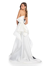 ASHLEYlauren Strapless Mikado Bow Dress 11866