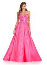 ASHLEYlauren Strapless Sweetheart Dress 11869