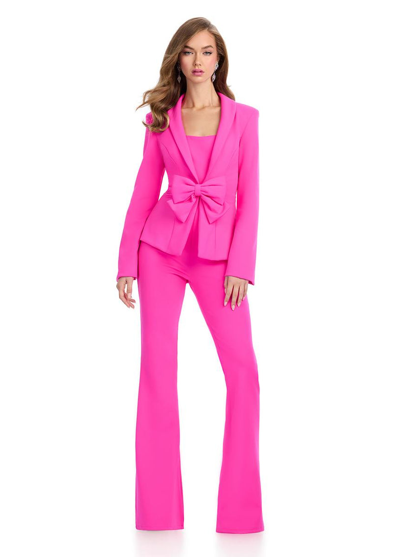 ASHLEYlauren Bow Closure Suit Set 11967