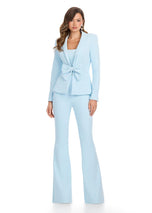 ASHLEYlauren Bow Closure Suit Set 11967