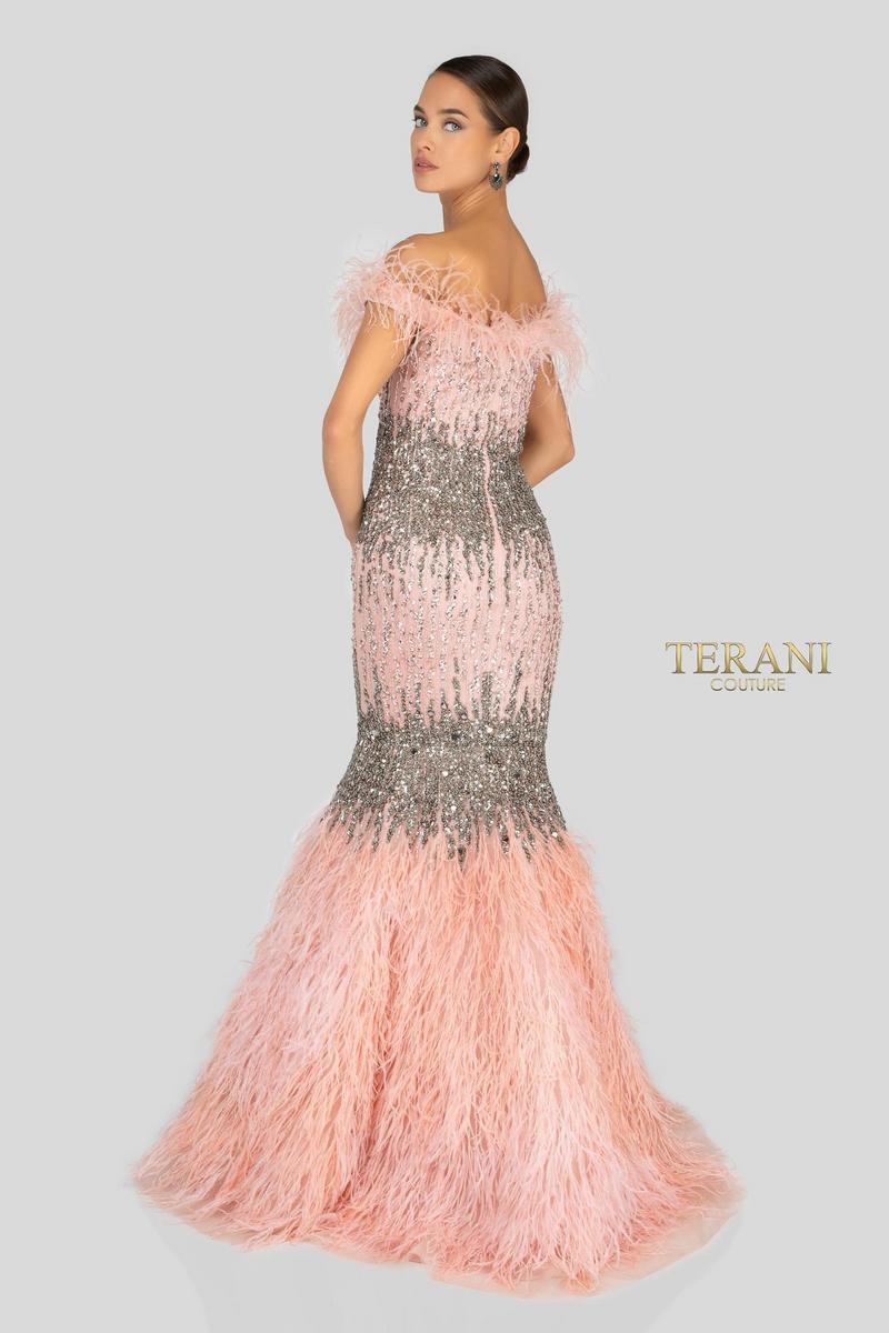 Terani Beaded Evening Gown 1911GL9512