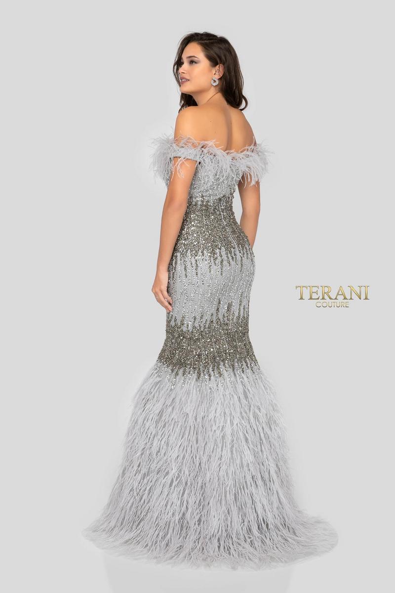 Terani Beaded Evening Gown 1911GL9512