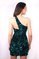 Ava Presley Sequin One Shoulder Dress 27802