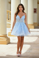 Ava Presley A-Line Homecoming Dress 28224