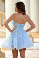 Ava Presley A-Line Homecoming Dress 28224