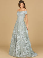 Lara Off the Shoulder Lace A-line Gown 29122