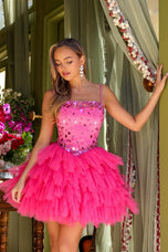 Ava Presley Extra Ruffled Homecoming Dress 29180