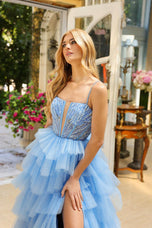 Ava Presley Corset Ruffle Prom Dress 29232