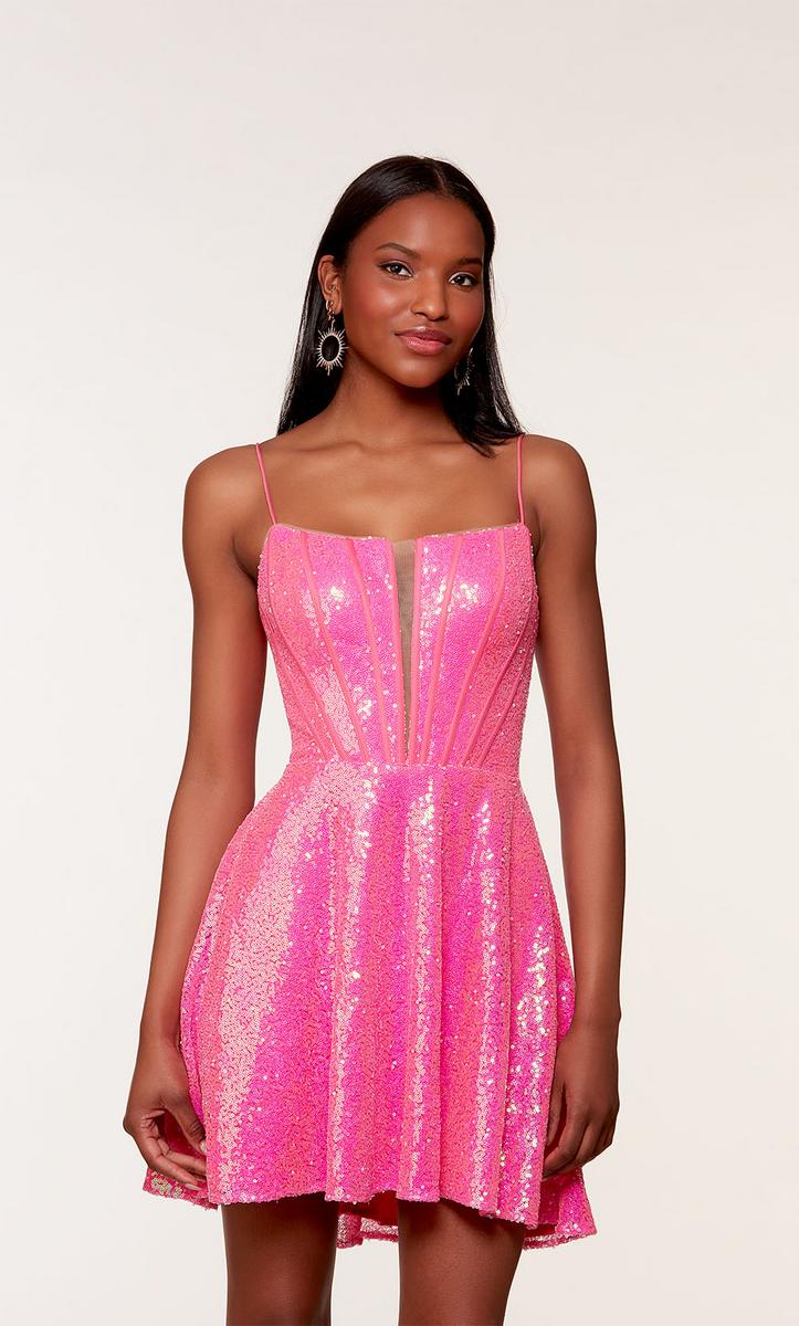 Alyce Paris A-Line Homecoming Dress 3127