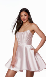 Alyce Paris Short A-Line Homecoming Dress 3134