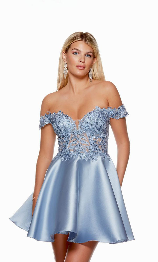 Alyce Pariss Off Shoulder Homecoming Dress 3141