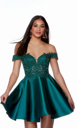 Alyce Pariss Off Shoulder Homecoming Dress 3141