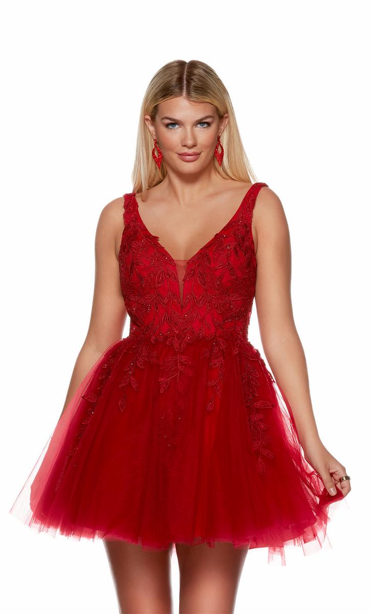 Alyce Paris Short A-Line Homecoming Dress 3163