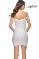 La Femme Off Shoulder Homecoming Dress 31727