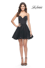 La Femme Corset A-Line Homecoming Dress 31763