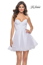 La Femme Corset A-Line Homecoming Dress 31763