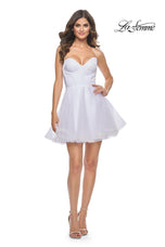 La Femme Corset A-Line Homecoming Dress 31763