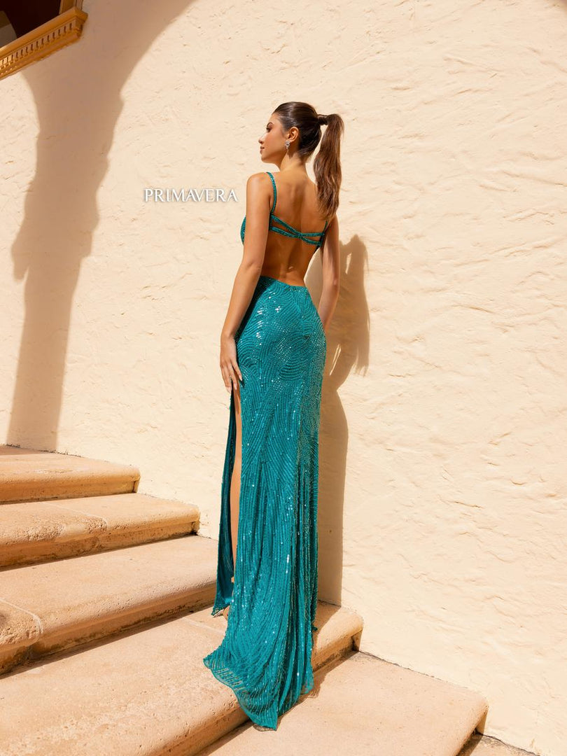 Primavera Couture Long Dress 4159