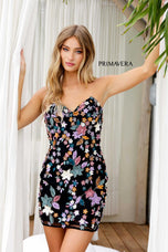 Primavera 3D Floral Homecoming Dress 4235