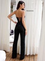 Primavera Illusion Corset Sequin Jumpsuit 4272