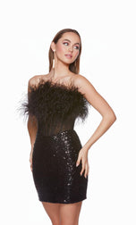 Alyce Paris Short Corset Homecoming Dress 4799