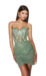 Alyce Paris Sweetheart Strapless Homecoming Dress 4826