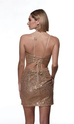 Alyce Simple Open Back Homecoming Dress 4831