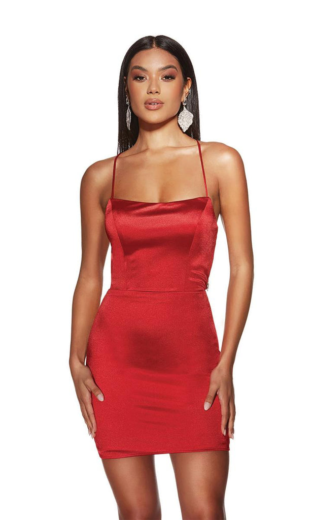 Alyce Paris Scoop Neck Homecoming Dress 4857