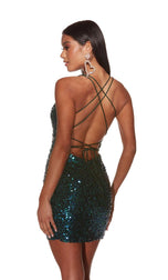 Alyce Paris Plunging Homecoming Dress 4906