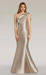 Gia Franco by Feriani One Shoulder Evening Gown 12316