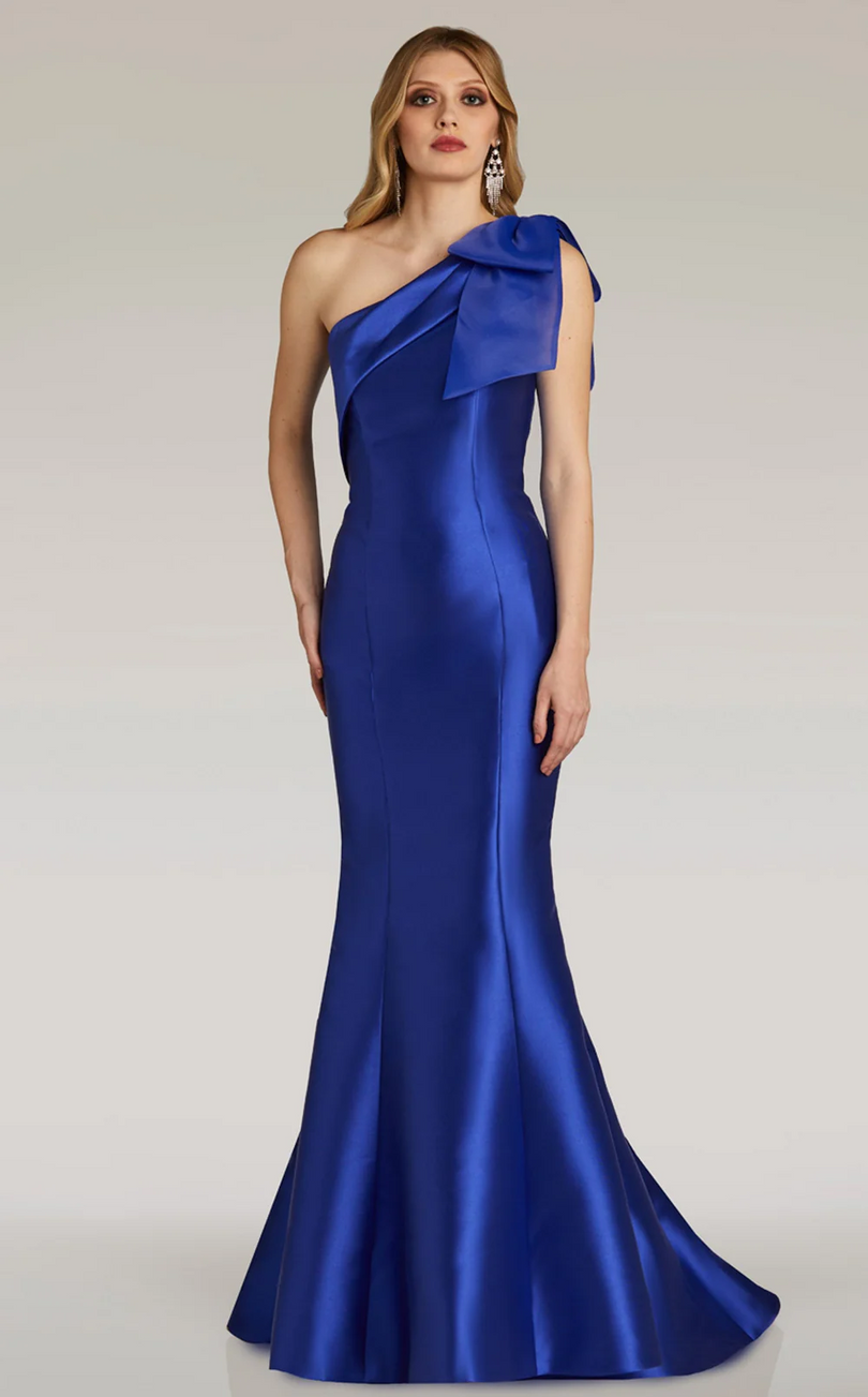 Gia Franco by Feriani One Shoulder Evening Gown 12316