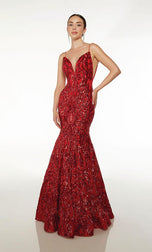 Alyce Paris Long Sequin Prom Dress 61607