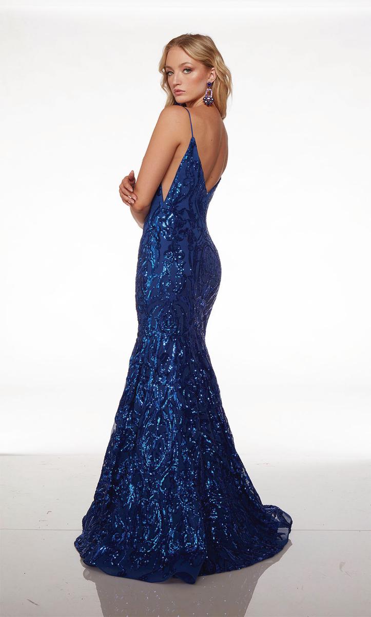 Alyce Paris Long Sequin Prom Dress 61607