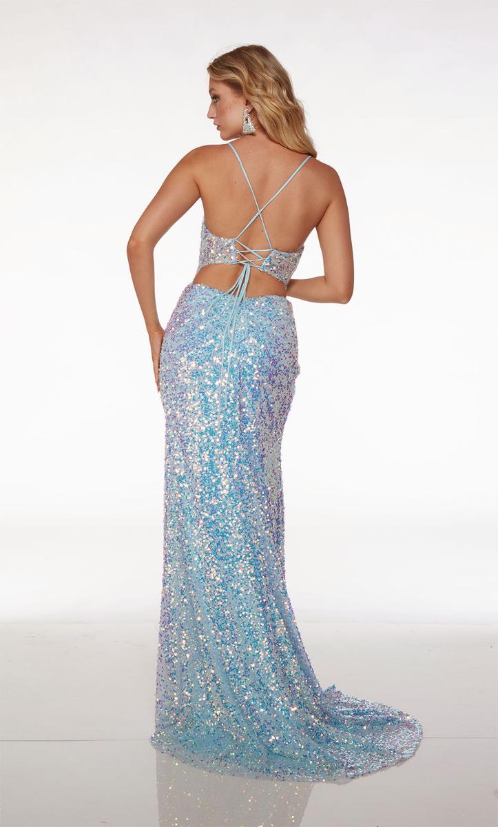 Alyce Paris Corset Sequin Prom Dress 61646