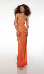 Alyce Paris Crystal Mesh Prom Dress 61717